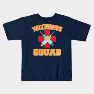 Pro Vaccination Quote - Vaccination Squad Kids T-Shirt